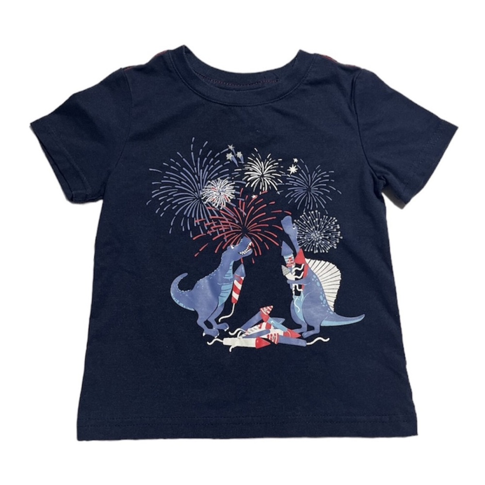 Tommy Bahama patriotic dinosaurs graphic tee 18 months